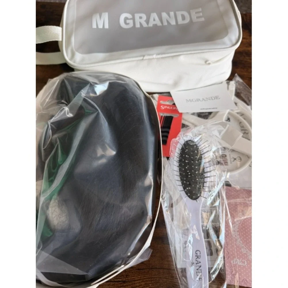 M GRANDE Premium Semi-Long Wig 6-Piece Set Korea Brown Black DY68B New